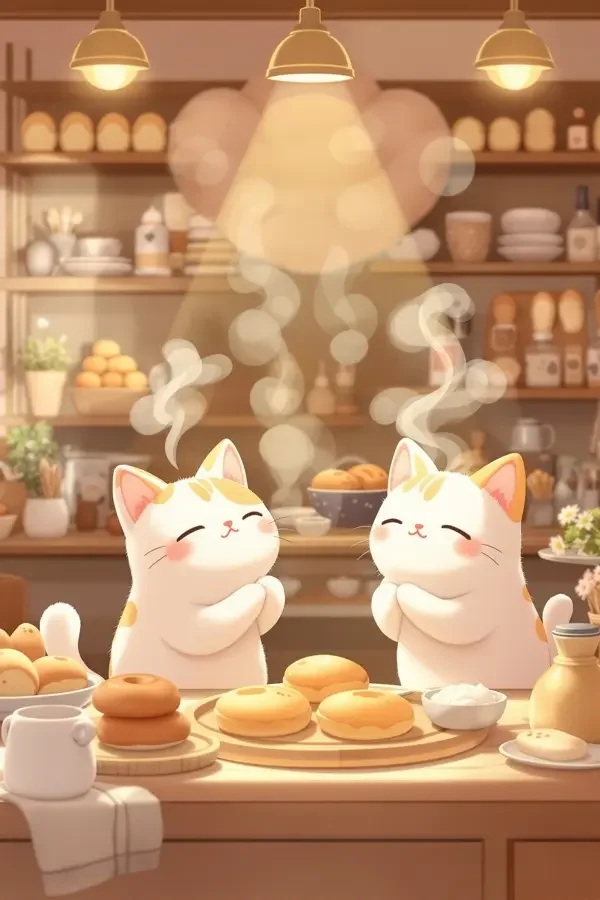 猫咪面包屋 - 97视频香气治愈动漫封面